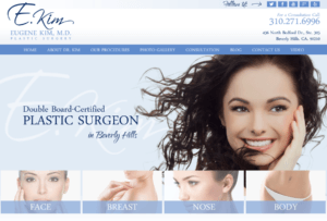 Dr. Eugene Kim Launches New Website EKimPlasticSurgery.com